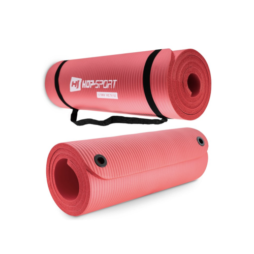 Мат для фітнесу  Hop-Sport HS-N015GM 1,5 см red - фото №6